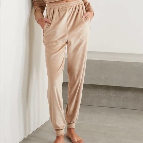 SKIMS Velour High Waist Jogger Gold Womens Large - Picture 1 of 11